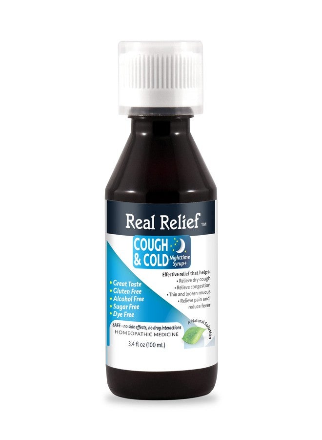 Real Relief Natural Wellness Cough and Cold Syrup Combo Pack Daytime Formula and Nighttime Formula, 2 x 3.4 Fl Oz - Image 4