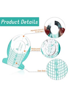 g2plus Nail Forms Nail Art Tip Shape Guide Stickers Acrylic Gel Manicure Extension Tool For Diy And Home Use Salon Supplies (1 Roll 500 Pcs Green)  - Image 4