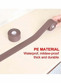 KASTWAVE Caulking Tape Strip, Anti-Mould Caulking Sealing Self-Adhesive Bathtub Caulking Tape  - Image 4