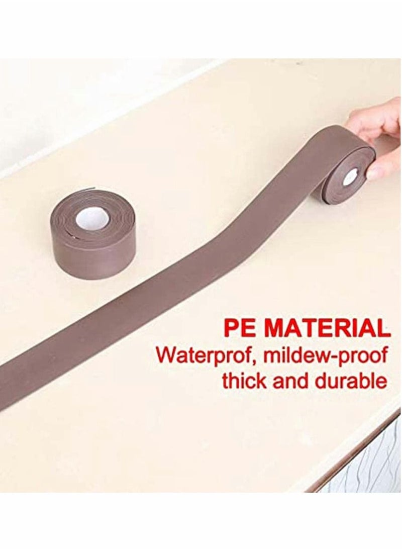 KASTWAVE Caulking Tape Strip, Anti-Mould Caulking Sealing Self-Adhesive Bathtub Caulking Tape  - Image 4