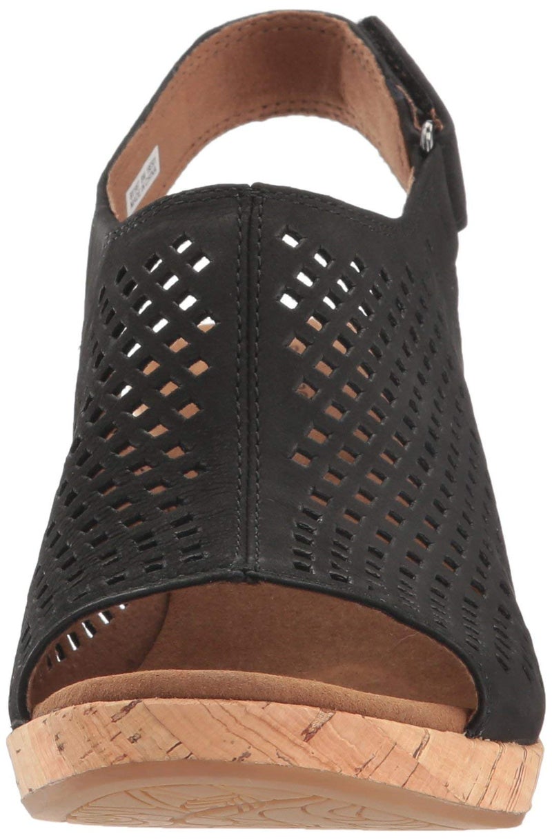 Rockport Women's BRIAH PERF SLING Sandal, Black Nubuck, 8 M US - Image 2