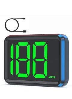 GPS Speedometer MPH, Heads Up Display for Car, USB Data Cable Plug and Play, Suitable for Cars, Trucks, Bikes