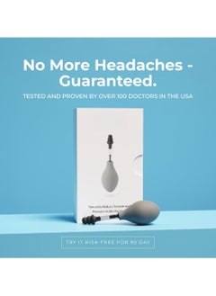Generic World's First Consumer Migraine Product That Naturally Reduces Tension and Pressure from Headache and Migraine Symptoms Through Inner Ear Pressure Stimulation, White  - Image 4