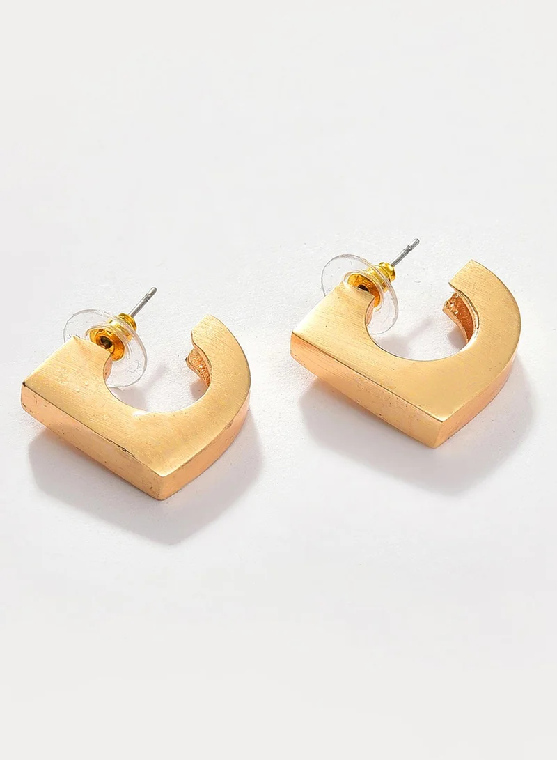 سوهي حلق نسائي عصري نصف دائرة مجوهرات