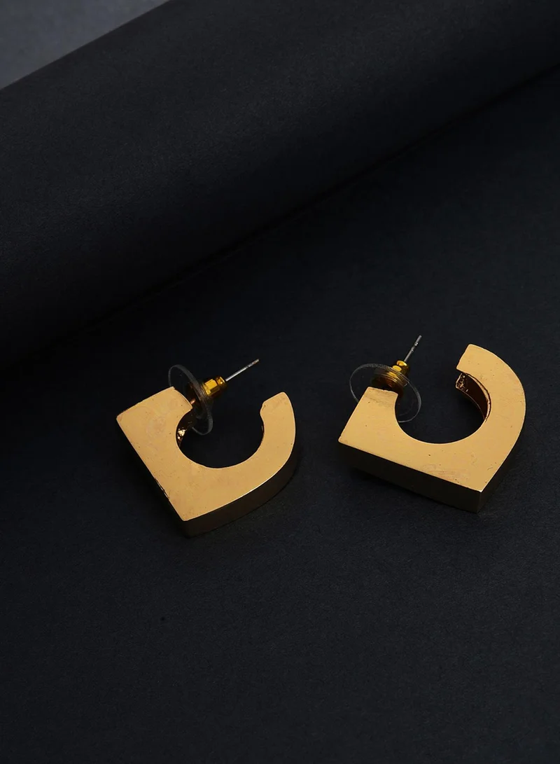 سوهي حلق نسائي عصري نصف دائرة مجوهرات