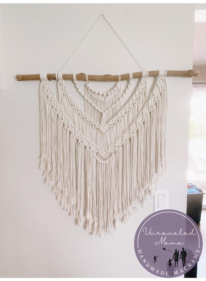 انتيكيانو مكرمية معلقة على الحائط، على الطراز البوهيمي - Image 1