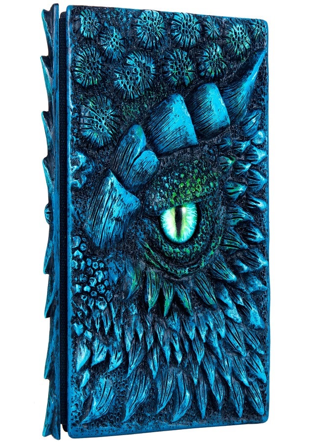 LZlightactor 3D Dragon Eye Embossed Journal,Resin Engraving Notebook,Dnd notebook for Dragon Lovers ，Blank Paper,Hardcover Travel Notepad for Writing,Sketchbook,Collection,Gift,Decoration A4 and A5 Size (A5-Rose) - Image 1