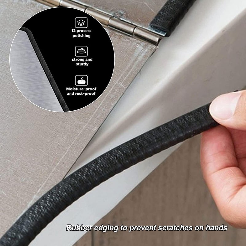 KEYOZA Grease Splatter Guard Foldable Stainless Steel Oil Splatter Screens for Frying Pan Nonstick Oil Splash Insulation Board Oil Splatter Guard Stove Heat Insulation Board for Cooking 4 Sided - Image 3