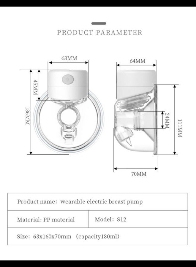general Hands Free Wearable Electric Breast Single Pump - Image 3