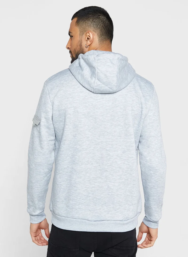 BRAVE SOUL Flap Pocket Hoodie