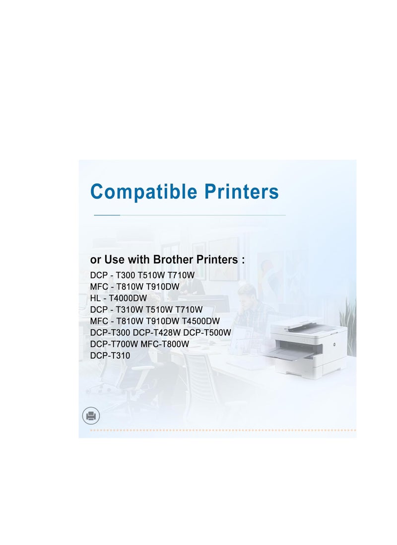 Terabyte BTD60 BT5000 Ink Set 4-Color for Brother BTD60 BT5000 Ink Bottle Set Use for DCP-T300 T310W T500W T510W T520W T220 T226 T710W T700W T420W T425W,Prints Up to 8,000 Pages(Black, Cyan, Yellow, Magenta)  - Image 3