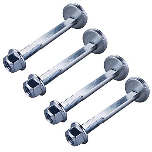 KFVF 4 Pack Front Camber Cam Bolt Kit for Infiniti QX56 04-13, Suzuki Equator 09-12, Alignment Caster Adjusting Kit K80276 for Nissan Titan 04-19, Armada 05-18, Xterra 05-15 - Image 1