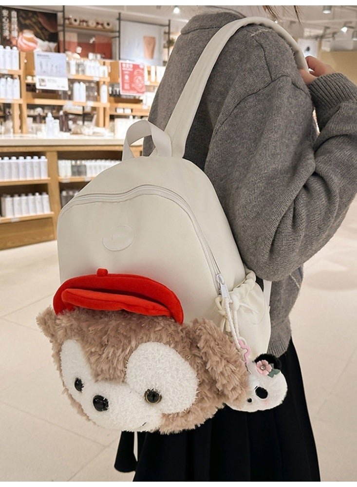 JCB CHIC حقيبة ظهر كبيرة السعة برسوم كرتونية لطيفة، حقيبة مدرسية بحزام قابل للتعديل، حقيبة مدرسية متينة، حقيبة سفر للطلاب - Image 2