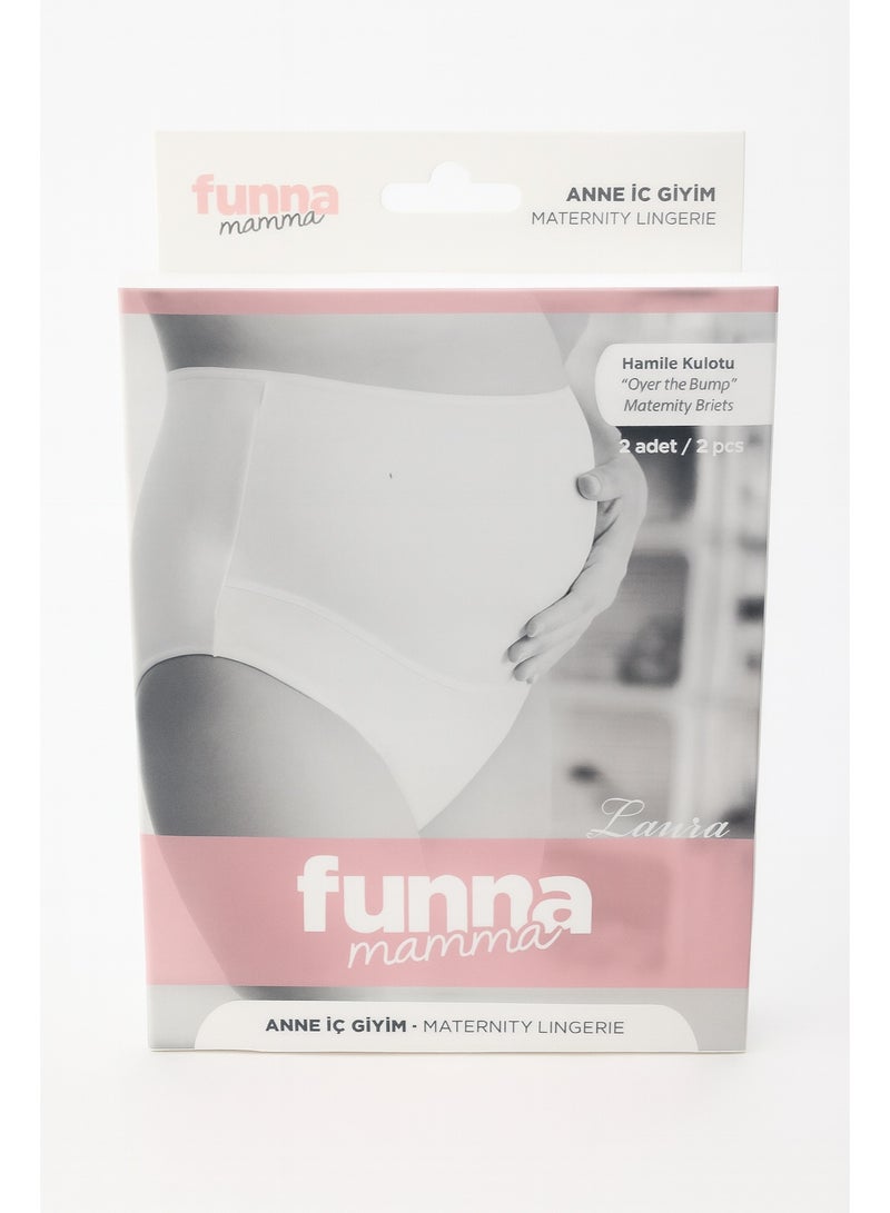 Funna 2 PCS XL Size  Maternity Support Pants Maternity Leggings with Belly Support Relieve Waist Pressure Comfortable and Skin Friendly Fabric with Stretch and Non-Constricting - Image 3