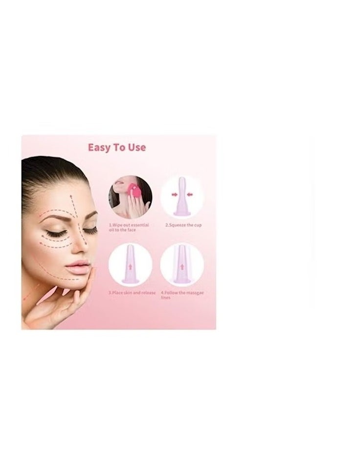ORiTi 4-Piece Facial Massage Cupping Set  - Image 2