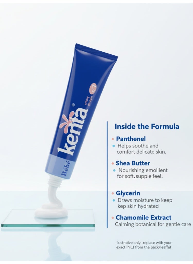 Bebe Kenta Cream 30g – Gentle Moisturizing Cream for Baby & Sensitive Skin – Soothes Dryness, Redness & Irritation - Image 4