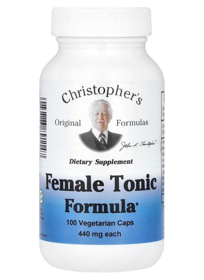 Christopher's Original Formulas Female Tonic Formula 440 mg 100 Vegetarian Caps 