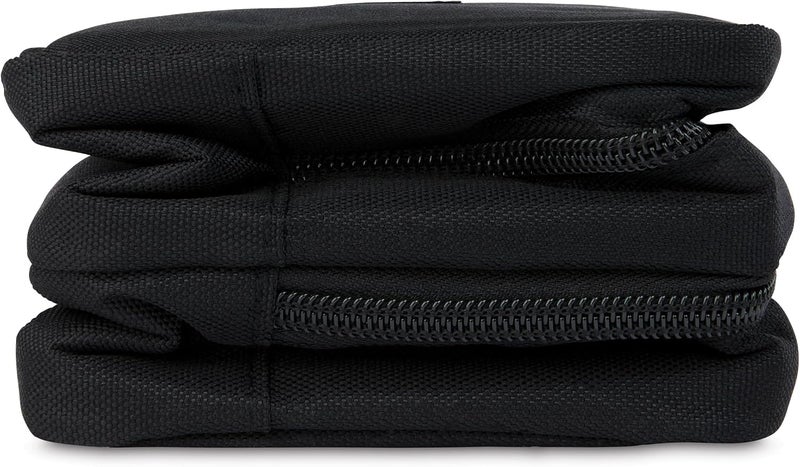 PackIt Freezable Dual Compartment Snack Box Black Insulated and Freezable with ECOFREEZE Technology Buckle Handle Zip Closure Reusable Collapsible Designed for Perishables and Dry Snacks - Image 4