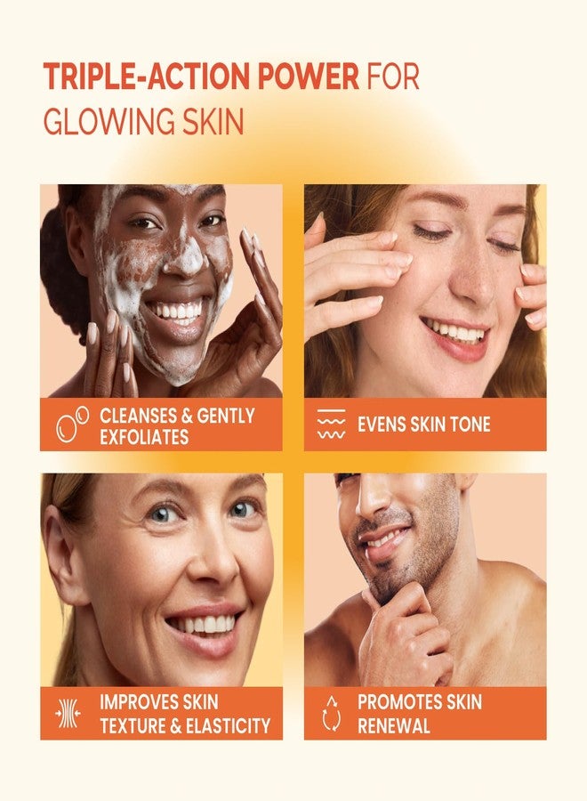 PLANTIFIQUE Kojic Acid Soap for Hyperpigmentation - Turmeric Soap 2 Bars with Hyaluronic Acid, Collagen, Vitamin C for Dark Spots - Face Wash for Women and Men, Vegan Skincare, 160g / 5.64 oz - Image 2