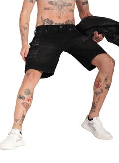 HIGH STAR Men Black Shorts  - Image 3