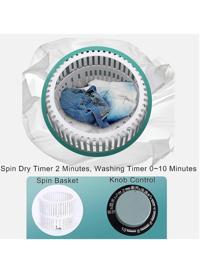 AROAQ Portable Washing Machine Mini Washing Machines Foldable Washer Small Washers for Apartments Dormitories Camping Rv  - Image 2