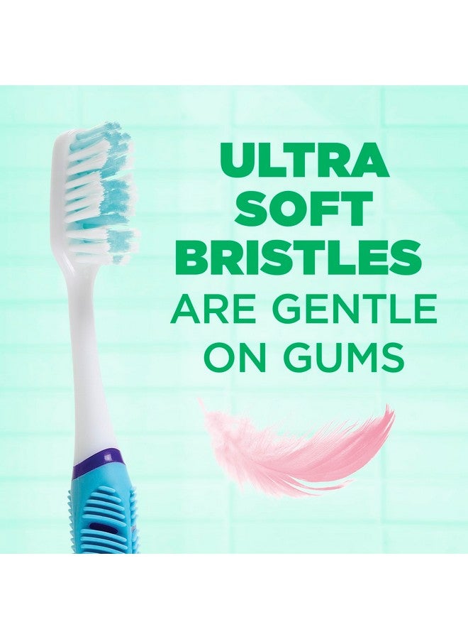 جم فرشاة أسنان تكنيك للعناية الحساسة بمقبض رباعي الإمساك، ورأس كامل وشعيرات فائقة النعومة لإزالة البلاك ولطيفة على اللثة، قطعتان - Image 4