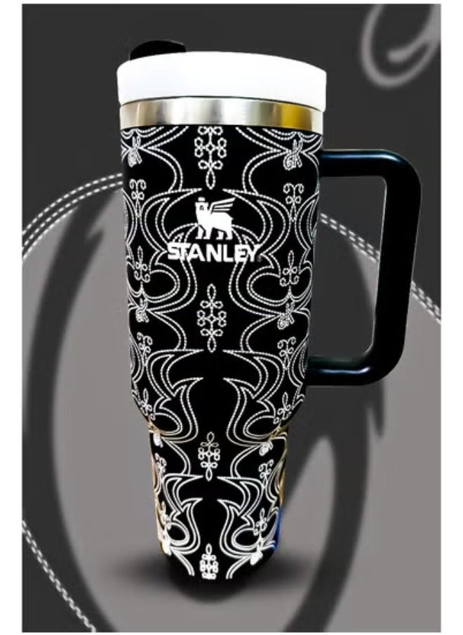 Stanley x Barbie 40oz Tumbler – Limited Edition Stainless Steel Travel Mug with Reusable Straw | BPA-Free, Eco-Friendly & Dishwasher Safe | Leakproof FlowState™ Lid & Double-Wall Insulation Keeps Drinks Hot for 16 Hours & Cold for 24 Hours | Slim Base Fits Standard Car Cup Holders | Durable Ergonomic Handle for Everyday, Office, and Travel Use