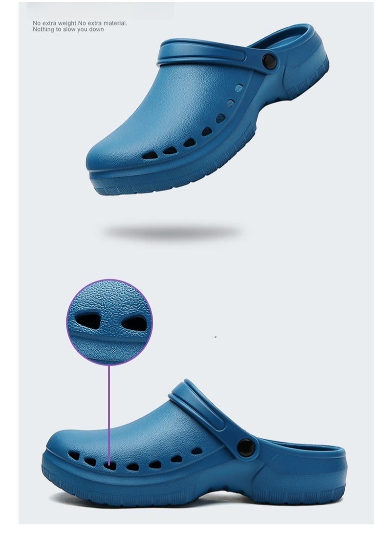 Operating Room Slippers for Doctors and Nurses, Men's and Women's, Non-Slip EVA Closed Shoes, Clean Room Work Shoes  - Image 3