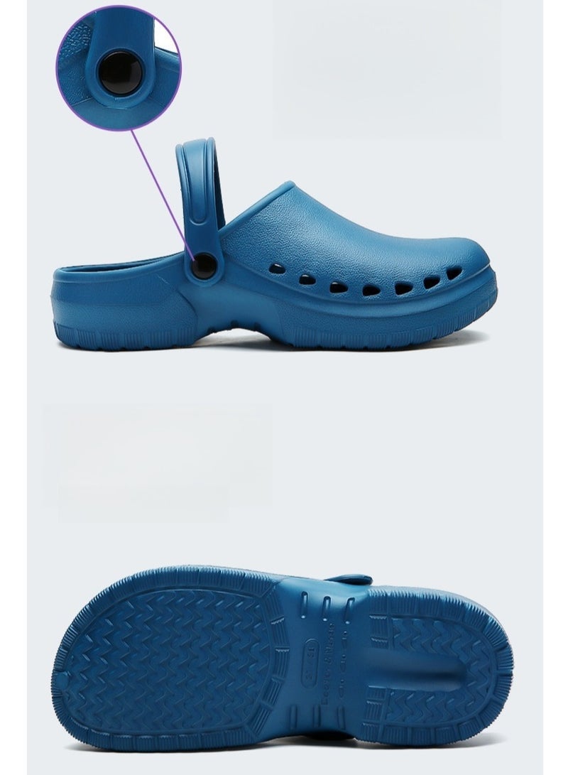 Operating Room Slippers for Doctors and Nurses, Men's and Women's, Non-Slip EVA Closed Shoes, Clean Room Work Shoes  - Image 4