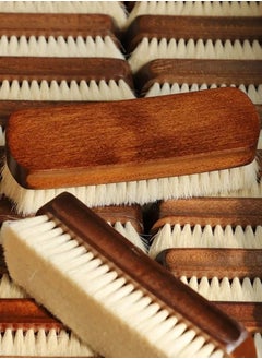 Generic Wool shoe brush, suitable for cleaning, polishing and applying shoe polish to leather shoes. Special brush for leather shoe maintenance and care  - Image 1