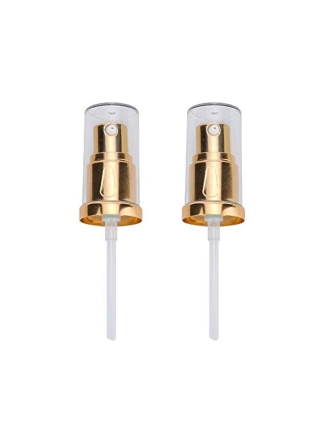 Sohynca 2pcs Replacement Pump for Foundation Bottle Compatible with Both Double Wear and Mac(Gold Color) - Image 1