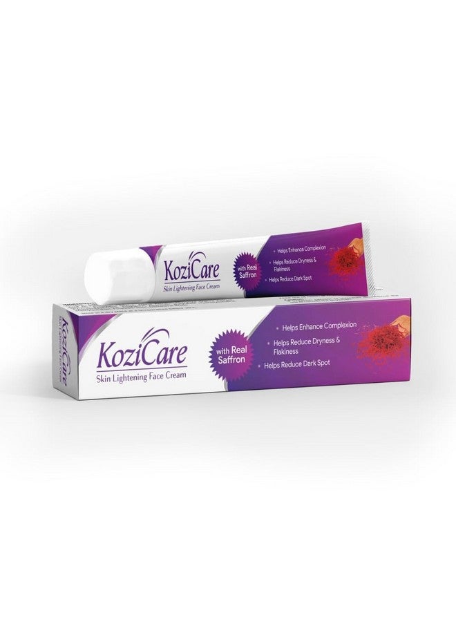 Kozicare Kojic Acid Cream | Glutathione | Saffron Face | Tan Removal | for Glowing Skin | Non-Greasy & Lightweight | for Men & Women - 15 g - Image 1