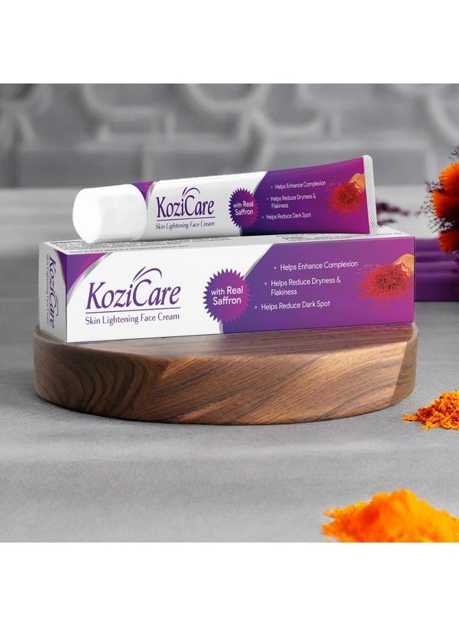 Kozicare Kojic Acid Cream | Glutathione | Saffron Face | Tan Removal | for Glowing Skin | Non-Greasy & Lightweight | for Men & Women - 15 g - Image 2