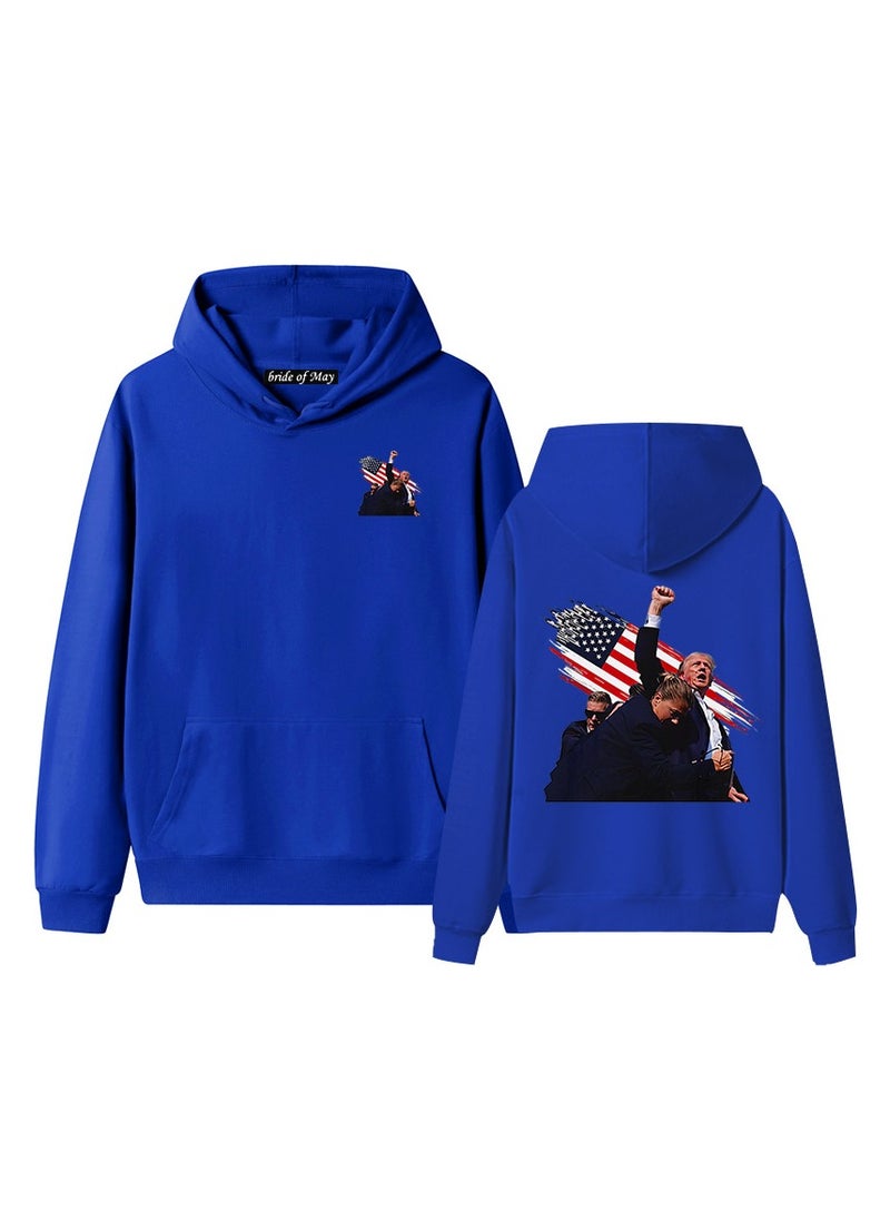 KUYING - New Trump Print Hoodie - Image 1