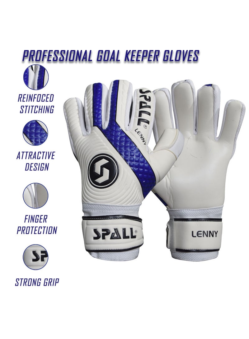 Spall Goalie Goalkeeper Gloves Strong Grip Palm with Wrist Support Protection Soccer Gloves for Youth & Adult Men & Women - Image 2