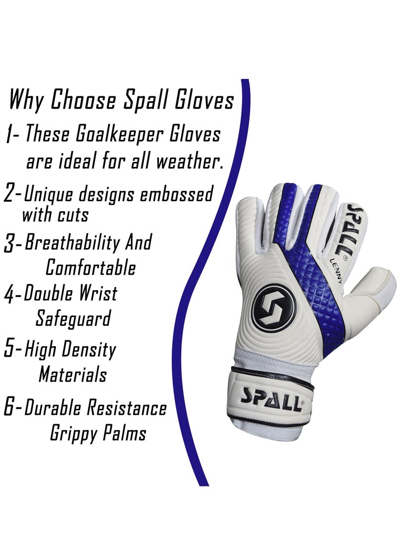 Spall Goalie Goalkeeper Gloves Strong Grip Palm with Wrist Support Protection Soccer Gloves for Youth & Adult Men & Women - Image 4