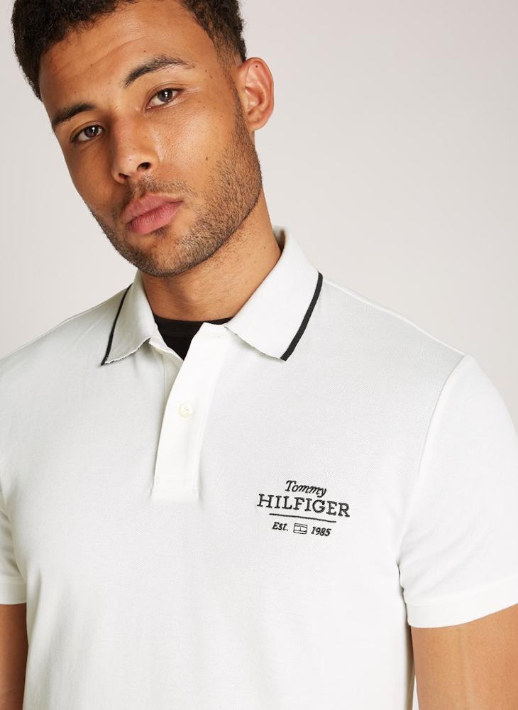 TOMMY HILFIGER Short Sleeve Regular Fit Polo Shirt  - Image 3
