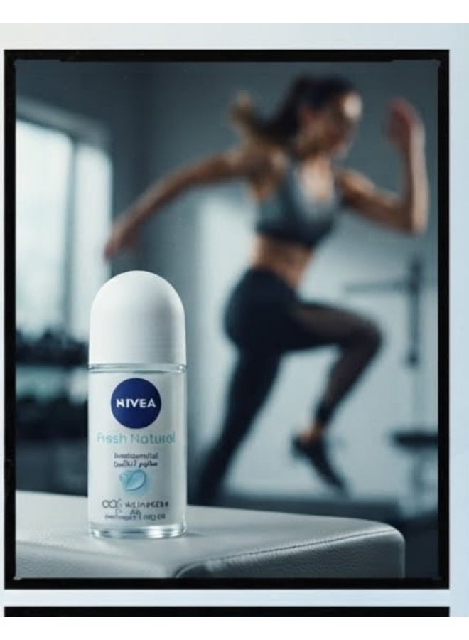 Nivea Antiperspirant Roll on Fresh Natural 50 Ml (Packaging may vary) - Image 4