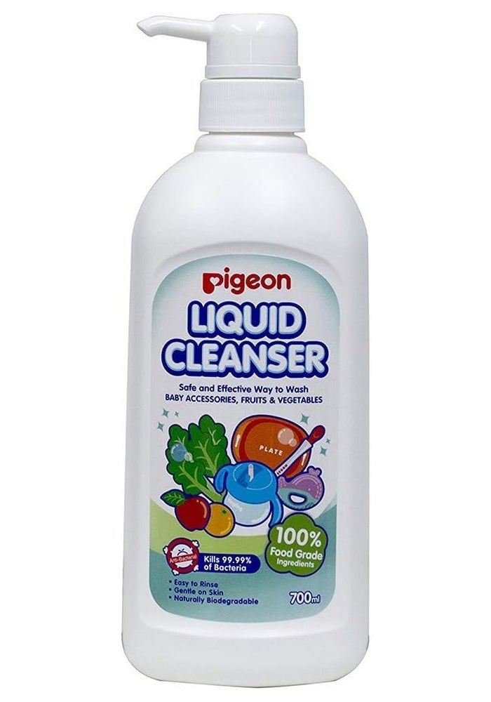 Pigeon 700ml Liquid Cleanser/Soap for Baby Teat/Bottles/Toys/Fruit/Vegetables - Image 1