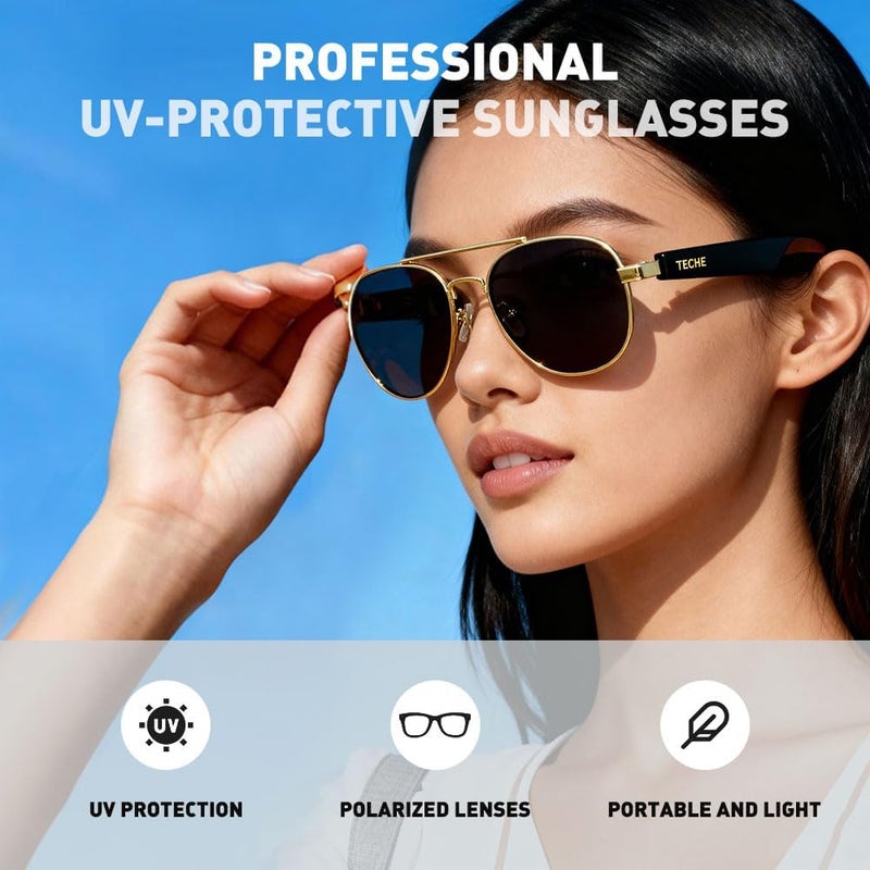 نظارات الذكاء الاصطناعي,نظارات بلوتوث للرجال والنساء,نظارات شمسية مستقطبة مع ترجمة الذكاء الاصطناعي,مكبر صوت بلوتوث,سماعات لاسلكية,حماية الأشعة فوق البنفسجية الرياضية / في الهواء الطلق,التحكم باللمس (TOGS2001) - Image 4