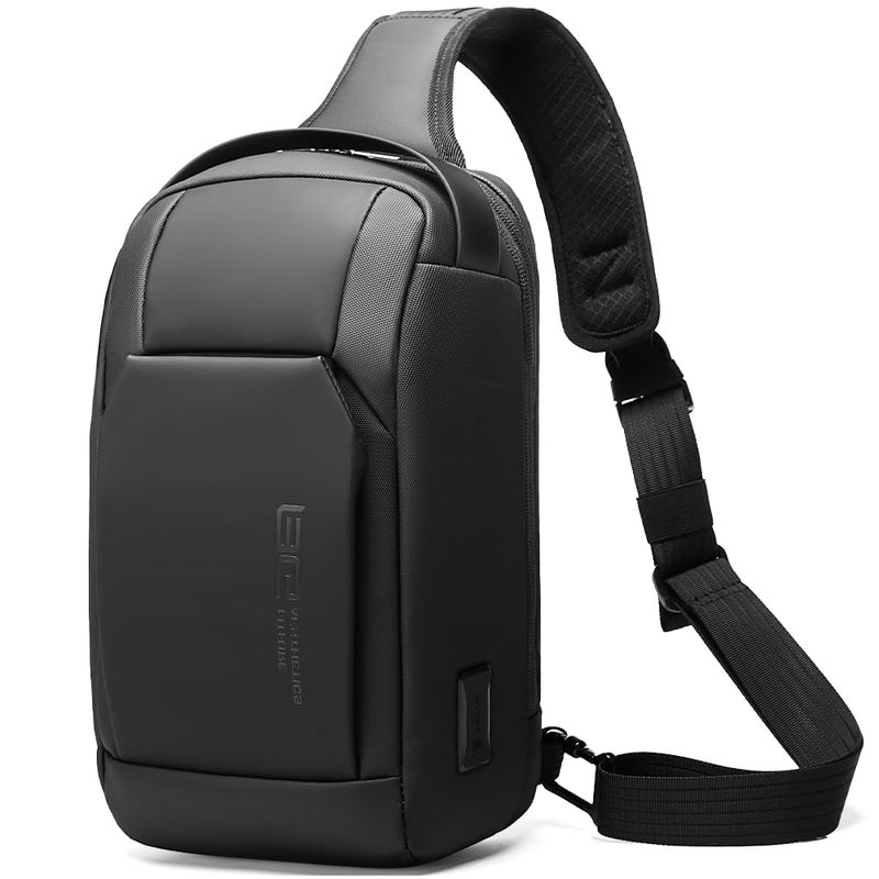 BANGE Fashion Sling Bag, Waterproof Shoulder bag, Crossbody Backpack for Men - Image 1
