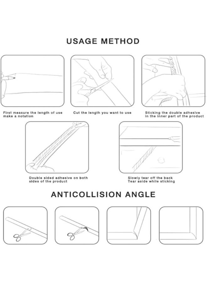 MiniMe Baby Corner Edge Protectors | 0-5 Years | Pink | Soft Foam | Soft & Cushioned For Maximum Safety | Easy to Install with Adhesive Strips | Durable & Long-Lasting | Non-Toxic & BPA-Free | Baby Proofing. - Image 5
