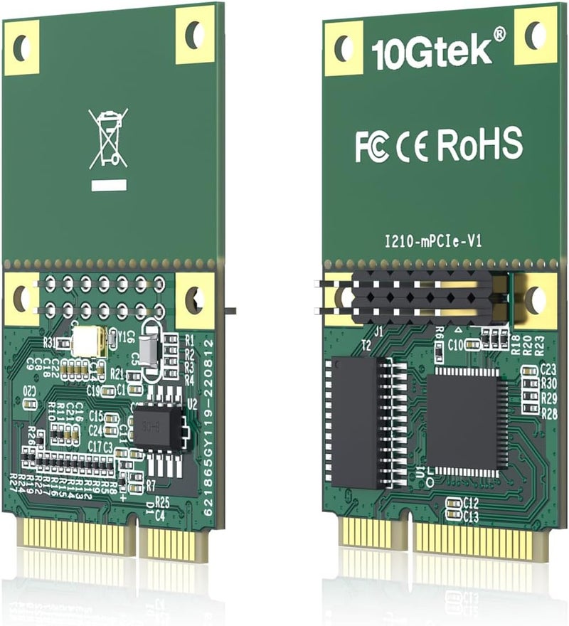 HYFIBER H!Fiber Mini PCIe Gigabit Ethernet Network Card, Single RJ45 Port, 1G NIC Compare to Intel I210AT, with LED Light, 30-cm Cable Length, Mini Pice Interface, not for M.2 - Image 4