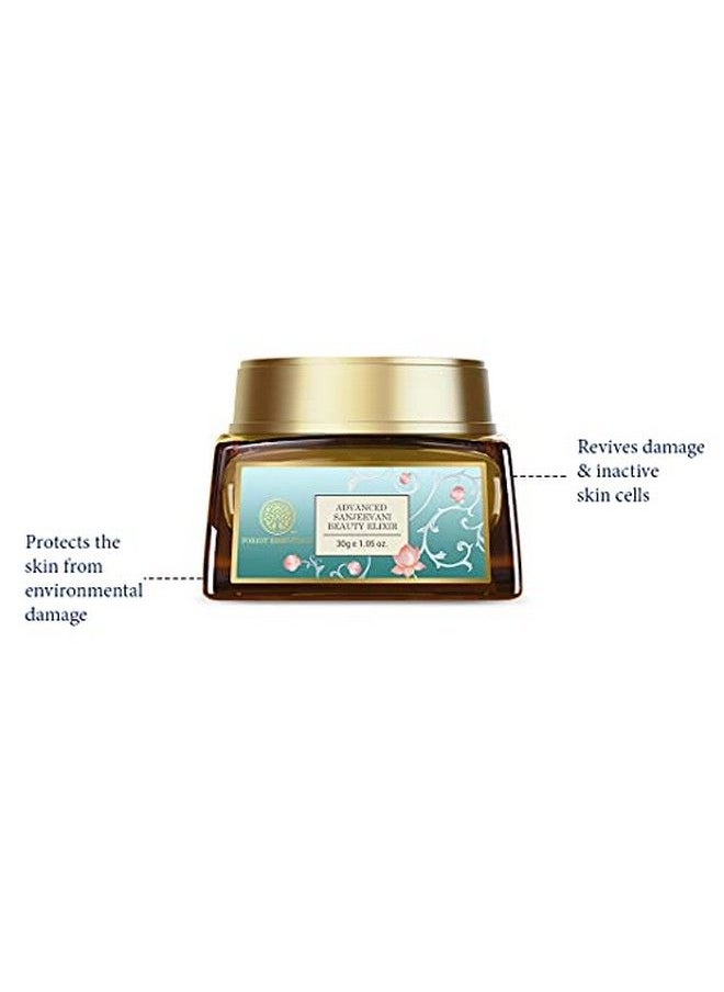 Forest Essentials - Travel Size Advanced Sanjeevani Beauty Elixir 15G (Antiaging Day Cream) - Image 1