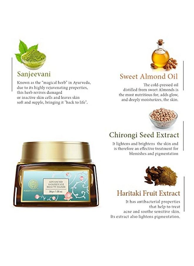 Forest Essentials - Travel Size Advanced Sanjeevani Beauty Elixir 15G (Antiaging Day Cream) - Image 1