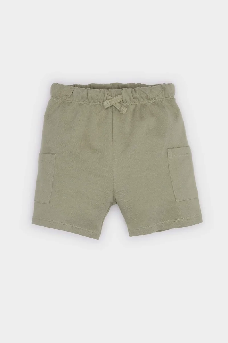 ديفاكتو Baby Boy Elastic Waist Basic Shorts