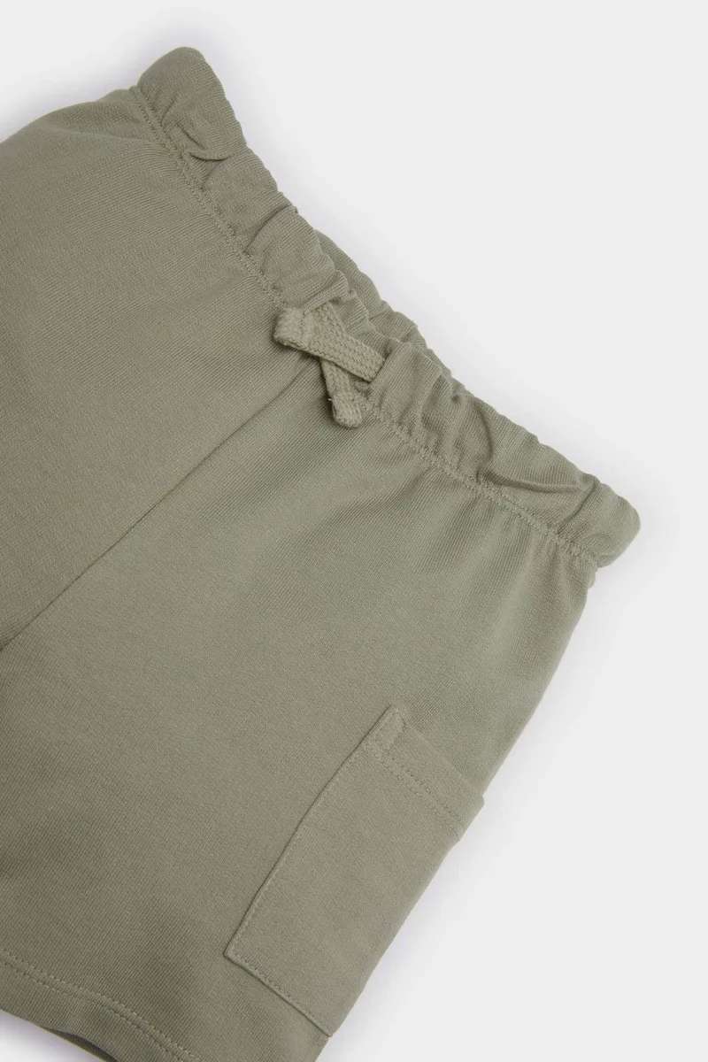 ديفاكتو Baby Boy Elastic Waist Basic Shorts