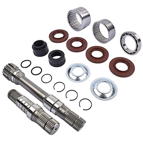 Bario Front Differential Axle Intermediate Shaft Inner Shaft Kit 19pcs Fit For 2012-2018 Ram 1500 & 2019-2021 Ram 1500 Classic # 68146594AB, 68146594AA, 68257420AF, 68257421AF, 68257422AF, 722N695BKA - Image 1