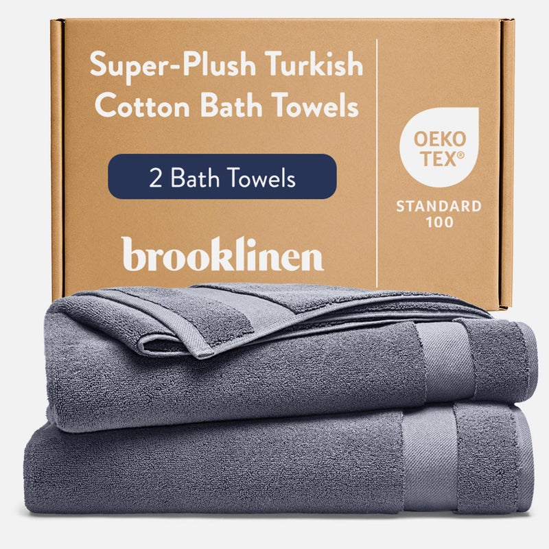 Brooklinen SuperPlush Bath Towels Slate - Image 2