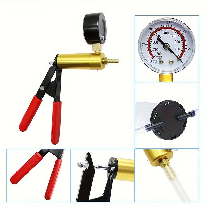 Handheld Brake Exhaust Vacuum Pump Kit Car Fluid Maintenance Repair Tool - Image 4